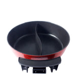 Hot Double Soup Pots Non Stick less Home Kitchen Cookware Twin Divided Shabu Pot Electric Cooker 6L