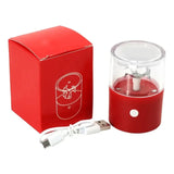 CRUSHER Mini Electric Tobacco Grinder Portable USB Charging High Speed Rotating Blade Dry Herb Grinders for Smoking Accessories