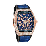 PINTIME Men Watch Fashion Business Quartz Watches Top Brand Luxury Waterproof Luminous Leather Strap Men's Wristwatches Relogio