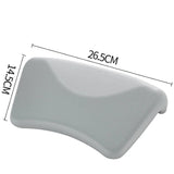 Home Comfort Headrest With Suction Cup Non-Slip Waterproof SPA Bathtub Pillow For Neck White Grey Black Bath Accessories