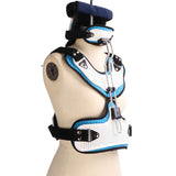 Cervical Thoracic Orthosis Adjustable V Shoulder Strap Head Neck Chest Fixation Brace for Adult Back Fixing Supports