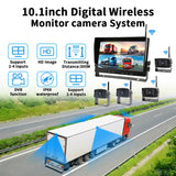 10.1" car reversing aid AHD Wireless Truck DVR Night Vision Reverse Backup Recorder Wifi Camera For Bus Car display