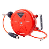 8mm Automatic Retractable Hose Reel Car Wash Tools Garden Irrigation Tube Holder Waterpipes Roller Self-Locking Water Drum