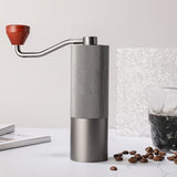 1pc Manual Coffee Grinder, Hand Coffee Grinder With Internal Digital Adjustable Settings And Assembly Stainless Steel Conical Burr