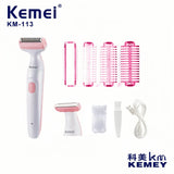KEMEI Km-113 Body Wash Disposable Wet And Dry Dual-use Painless Lady Body Hair Removal Shaver