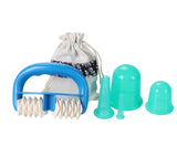 5pcs Silicone Anti Cellulite Cup Vacuum Cupping Ventosa Body Pain Relief Massage Roller Manual Suction Cups Therapy