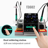T3602 Soldering C115 C210 Tips Double Welding Rework Station for Cell-Phone PCB SMD IC Repair Solder Tool 450℃