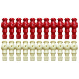 Table Soccer Player Plastic Portable Replacement 16mm 22pcs About 46g Burr-free Football Doll 1 Brand New