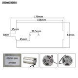 DC brushed 550w 400w dc 220v and 110v brush 83ZYT001 83ZYT002 / 83ZYT007 0618- 150 Mini motor winch