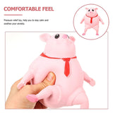 Pink Gifts Kids Adults, Decompress , Funny Pig Man Sensory Stress Toy For Girl Boy