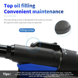 Lightweight Pneumatic Riveter Fully Automatic Rivet Nut Gun M3 to M12 Air Hydraulic Industrial Riveting Tool Upgraded RL-6312