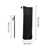 4Pcs Forged Steel Heavy Duty Unbreakable Tent Pegs with Storage Bag & Hammer for Camping Picnic