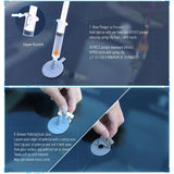 DIY Car Windshield Kit Tools Auto Glass Windscreen Repair Set Give Door Handle Protective Decorative Stickers
