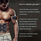 50pcs Abdominal Muscle Stimulation Gel Pads For Muscle Stimulator, To Enhance Your Ab Workouts