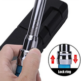 Adjustable Wrench, 5 to 30 Nm 30mm Open End Torque Wrench for HVAC Mini-Split and Refrigeration Systems, 5-30NM