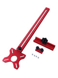 4 in 1 Bracket-Cabinet Hardware Aluminum Router Circle Cutting Jig Punch-Router Milg Groove Bracket