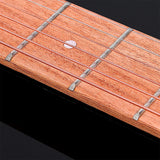 String 6 Fret Model Portable Pocket Neck Chord Sapele Wood Guitar Practice Tool for Trainer Beginner Black