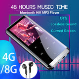 MP3 Player Bluetooth-compatible Speaker Touch Key 4GB 8GB Metal Audio Recording Brighess Adjustable Sound Control Recorder