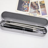 with Lid Edge Durable Metal Pencil Case Stationery Set Stylish Protective Gift Box for Home