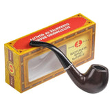 CRUSHER Ebony Resin Smoking Old Style Retro for Men Dry Burning Grass Herb Tobacco Pipe Cigarette Accessories