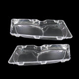 One Pair of Headlight Clear Cover Lens - Replacement for E46 3-series 4 Door (2002-2005)