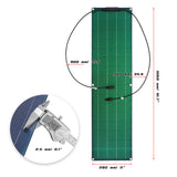 600W/300W Flexible Solar Panel Kit - 18V Monocrystalline Cell Solar System for Outdoor Camping, Yacht, Car, RV, Boat, and Power Emergency.