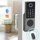 IP65 Waterproof TTLock Fingerprint Smart Door Lock Outdoor Gate Bluetooth Password 13.56MHz IC Card Deadbolt+nical Key