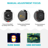 HT-H8 Handheld IR Infrared Thermal Imager Camera with WIFI 384*288 Automatic Tracking Thermal Imaging Camera Rechargeable 3.5TFT