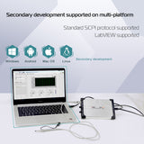 OWON VDS6102 VDS6102A USB PC Virtual Oscilloscope 2 Channel 100 MHz 1Gsa/s 14bits ADC Type-C Digital USB Oscilloscopes
