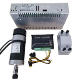 Brushless 500W High Speed 0.5KW Air-cool Spindle Motor DC 48V 12000RPM ER11 ER16 Collet 57MM Clamp Governor DIY CNC Kit