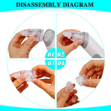 Baby Nasal Aspirator Electric Nose Cleaner with 3 Silicone Tips & Suction Strengths Built-in Flashlight and Music