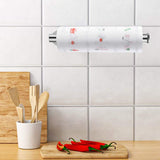 Under Cabinet Rack Stainless Steel Wall Mount Towel Paper Holder For Kitchen, Bathroom