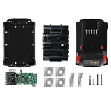 10-Core Case For Milwaukee M18 18V Li-ion Battery Plastic Shell DIY Box With PCB Board Charging Protection (No Battery)