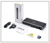 Behringer UMC404HD Audio Interface Sound Card Electric Guitar Live Recording External Sound Card