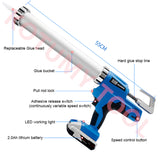 21V Electric Cordless Glass Hand-Held Rechargeable Glue Rubber Sealant Gun for Ceramic Tile Caulking
