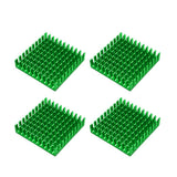 4pcs Aluminum Spiky Mini Heatsink 40x40mm Heat Sinks Cooler For Cpu Ssd Router