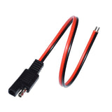 5pcs Single Ended Extension Cabl 18AWG SAE Quick Disconnect Plug Cable for Automobile and Solar Panel