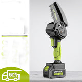 4 Inch Mini Electric Chain Saw With Indicator Rechargeable Woodworking Tool For 21V Battery
