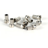 50PCS/Set Copper Twist On RG6 F Type Coaxial Plugs RF/AV Signal Cable Connector TerminalsPlugs