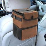 Seat Organizer Auto Baceat Suspension Storage Box Oxford Cloth Car Chair Back Garbage Bag For Paper Towels Drin