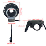 Electric Bike Motor Controller 36V 48V 250W Electric Bike Conversion Kit Display for Folding Bikes