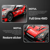 2024 Upgraded Half-scale Racing 4×4 Infinitely Variable Speed 4WD Remote Control Children’s Car Toy Gift