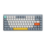 Wireless nical 84 Keys 2.4G+BT5.0+Type-C Keyboards 15 Light Effect 5 Brighess Levels Keyboard for Tablet Laptop