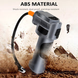 4-in-1 Cordless Electric Pump 8000mAh Jump Starter and Air Compressor with Emergency Light for Car Motorcycle Bike Ball
