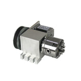 Center Height 65MM 4 Tailstock 4th A Rotary Axis 3/4-jaw 80mm 100mm Chuck CNC Inde Head NEMA 23 57 Stepper Motor