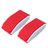 2Pair Carrier Nylon Hook and Loop Strap Supports Ski Snowboard Cross Country Snowboarding Bag Holder Accessory