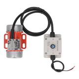 30W Concrete Vibrator, 4000RPM Electric Vibrating Motor with Speed Controller & Adjustable Exciting Force DC 12V