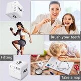 3PCS Cubic Timers Gravity Sensor Flip Workout Study Game Meditation Timer 1-3-5-10Minutes And 15-20-30-60Minutes