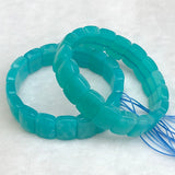 Women's Natural Crystal Amazonite Hand Row Bracelet