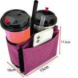 Portable Waterproff Water Storage Lage Handle Hanging Oxford Cloth Cup Holder Essentials Travel Bag